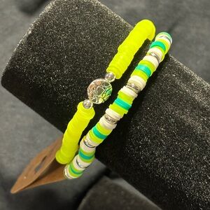 Clay handmade bracelet set